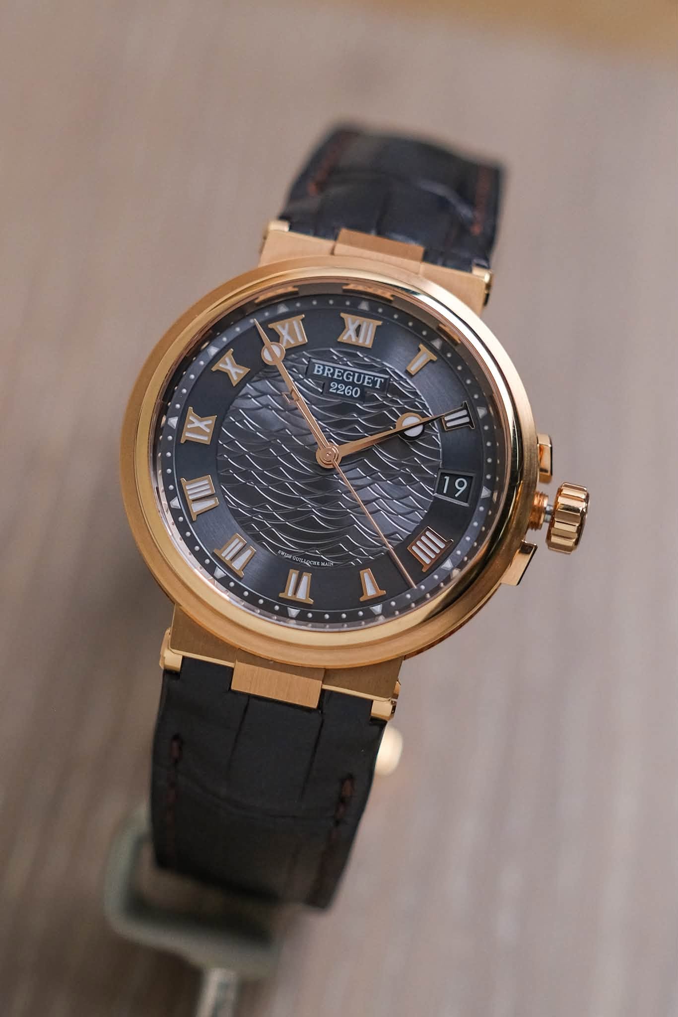 รับซื้อนาฬิกา Breguet Marine 5517 18K Rose Gold 5517BRG39ZU