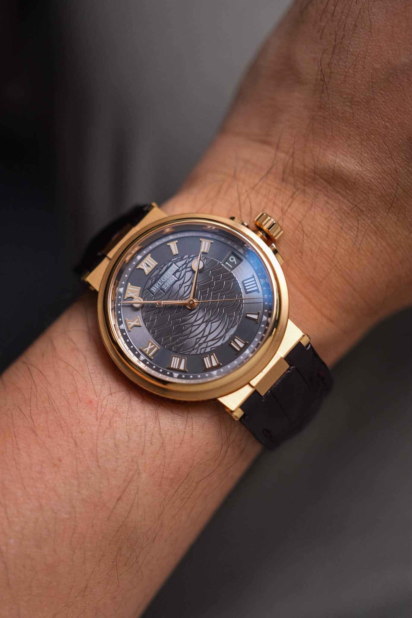 ขายนาฬิกา Breguet Marine 5517 18K Rose Gold 5517BRG39ZU