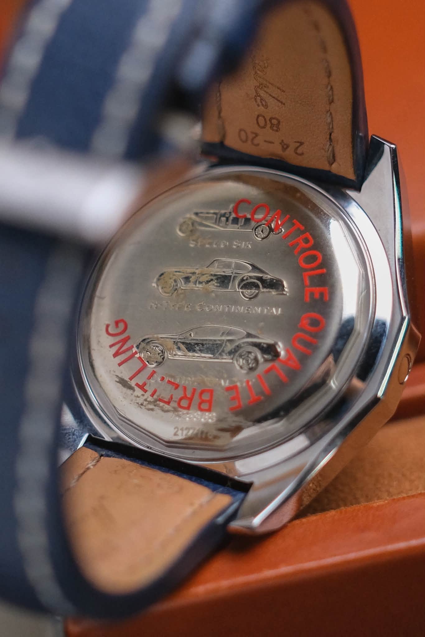 ขายนาฬิกา Breitling for Bentley Motors Chronograph A25363 solid backcase