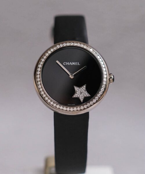 รับซื้อนาฬิกา CHANEL Mademoiselle Privé Comète 18K White Gold Diamond H2928