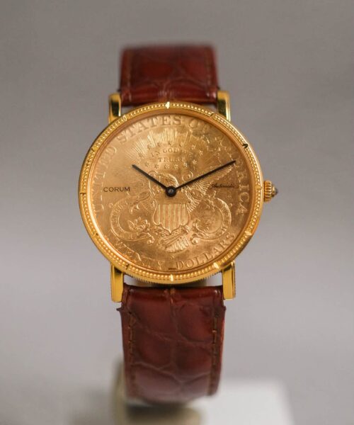 CORUM TWENTY DOLLAR COIN WATCH 18k GOLD Automatic
