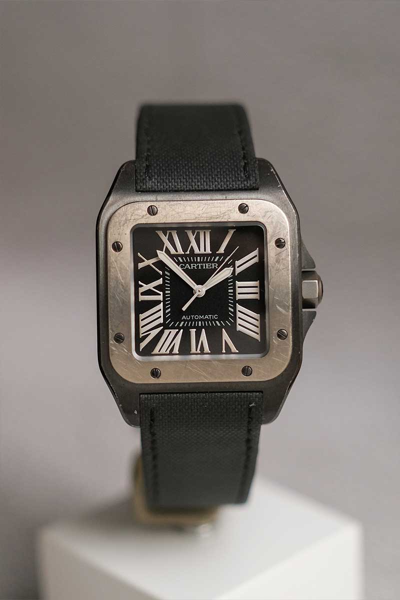 ขายนาฬิกา Cartier Santos 100 XL Black PVD W2020010