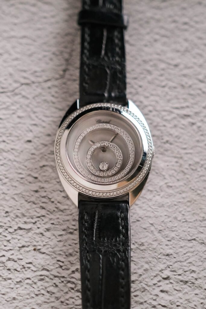 นาฬิกา Chopard Happy Spirit 18K White Gold Diamond 207082-1001-2