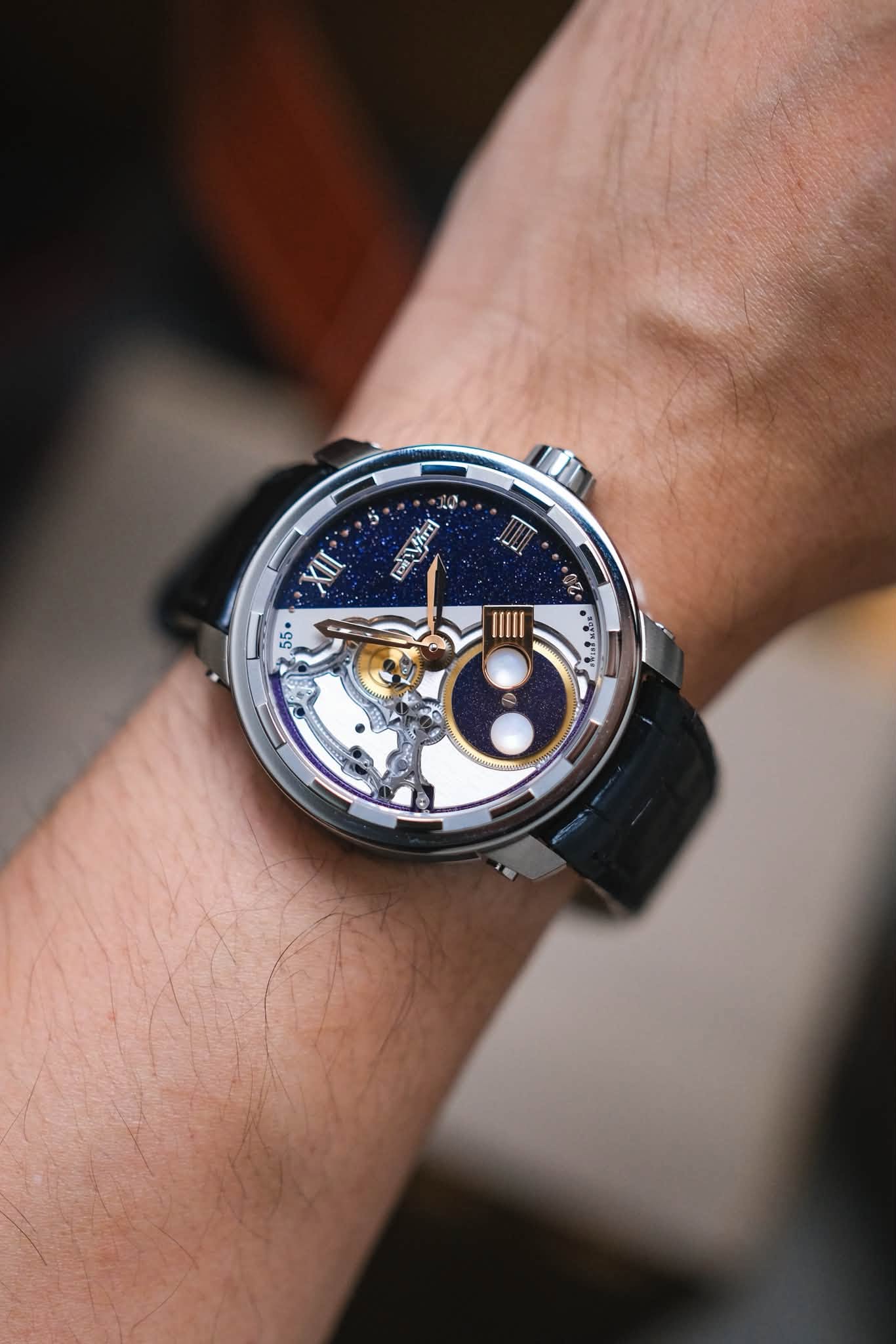 ร้านนาฬิกา DeWitt Twenty-8-Eight Full Moon Titanium