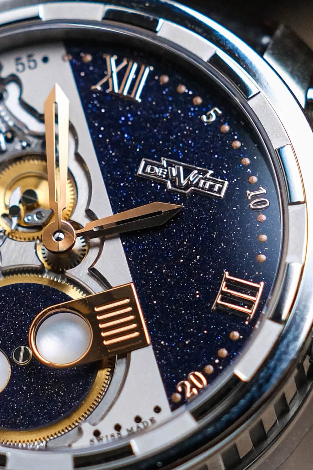 นาฬิกา DeWitt Twenty-8-Eight Full Moon Titanium