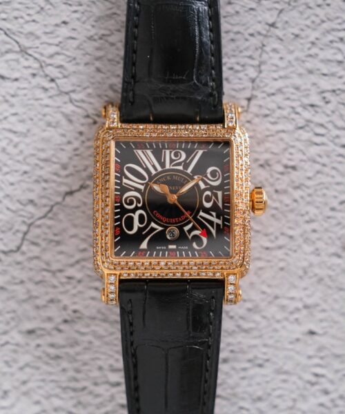 นาฬิกามือสอง Franck Muller Conquistador Cortez 18K Rose Gold Diamond 10000 L