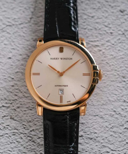 นาฬิกามือสอง Harry Winston Midnight 18K Rose Gold