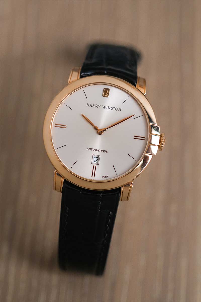 ร้านนาฬิกา Harry Winston Midnight 18K Rose Gold