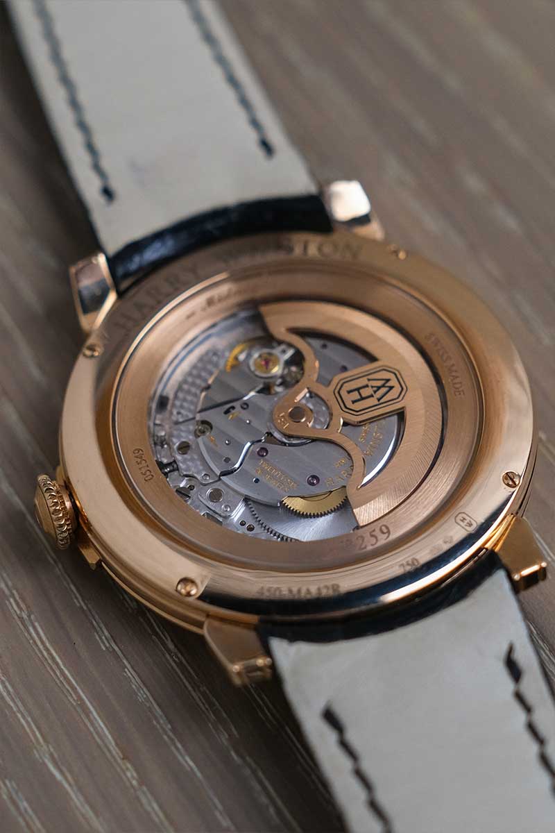 นาฬิกา Harry Winston Midnight 18K Rose Gold