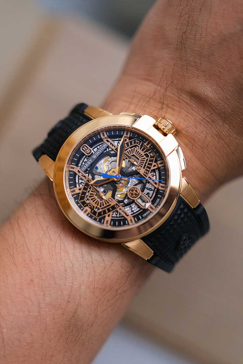 นาฬิกา Harry Winston Ocean Chronograph Automatic 44mm OCEACH44RR001