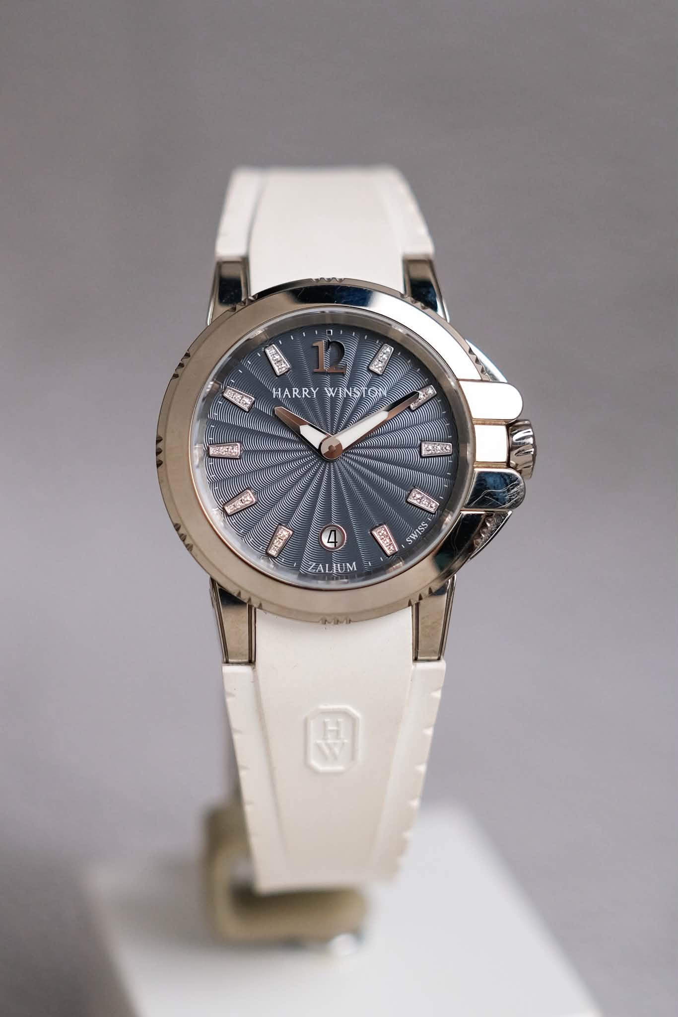 ร้านนาฬิกา Harry Winston Ocean Lady Diamond Zalium 36mm