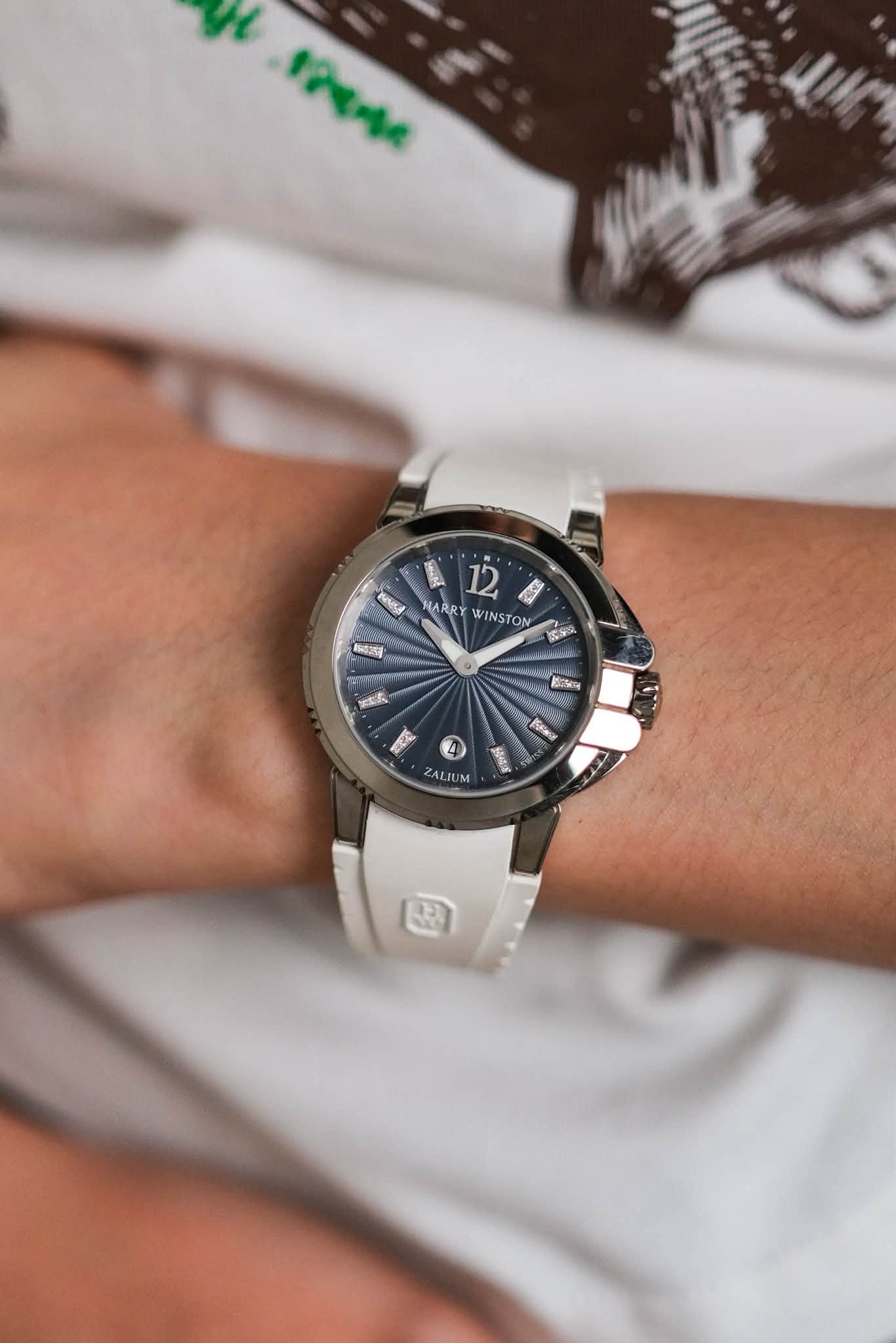 นาฬิกา Harry Winston Ocean Lady Diamond Zalium 36mm