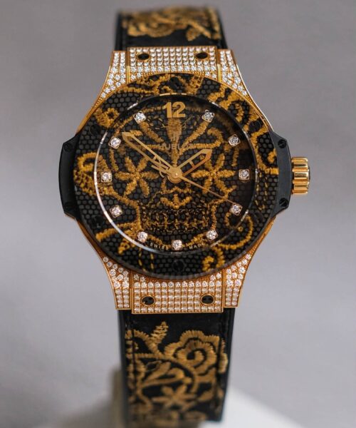 ร้านนาฬิกา Hublot Big Bang Broderie 18K Yellow Gold Diamond