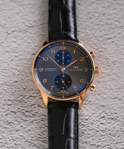 ขายนาฬิกา IWC Portugieser Chronograph 18K Rose Gold IW371482