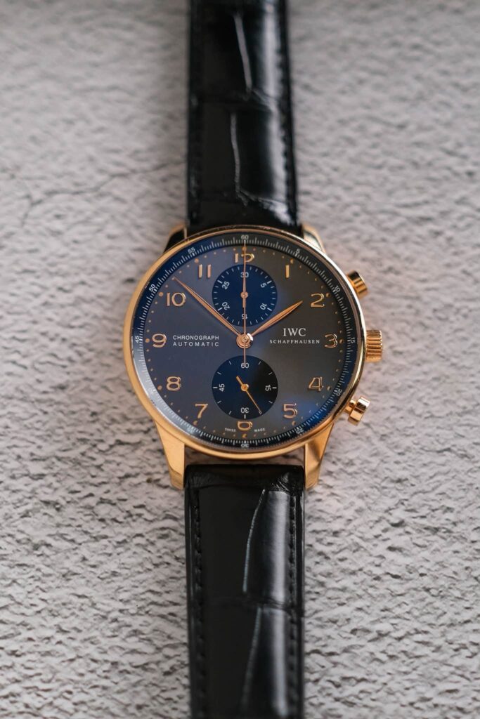 ขายนาฬิกา IWC Portugieser Chronograph 18K Rose Gold IW371482