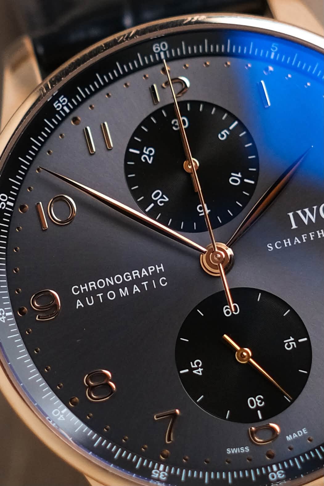 นาฬิกา IWC Portugieser Chronograph 18K Rose Gold IW371482