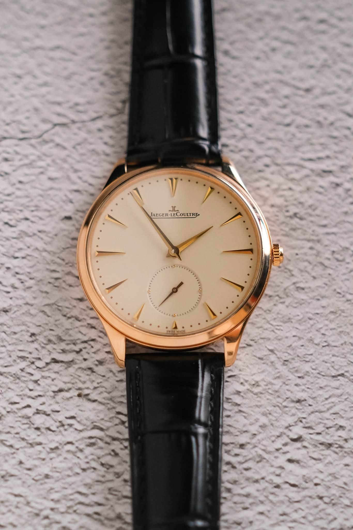 นาฬิกามือสอง Jaeger-LeCoultre Master Ultra Thin Small Seconds 18K Rose Gold Q1272510