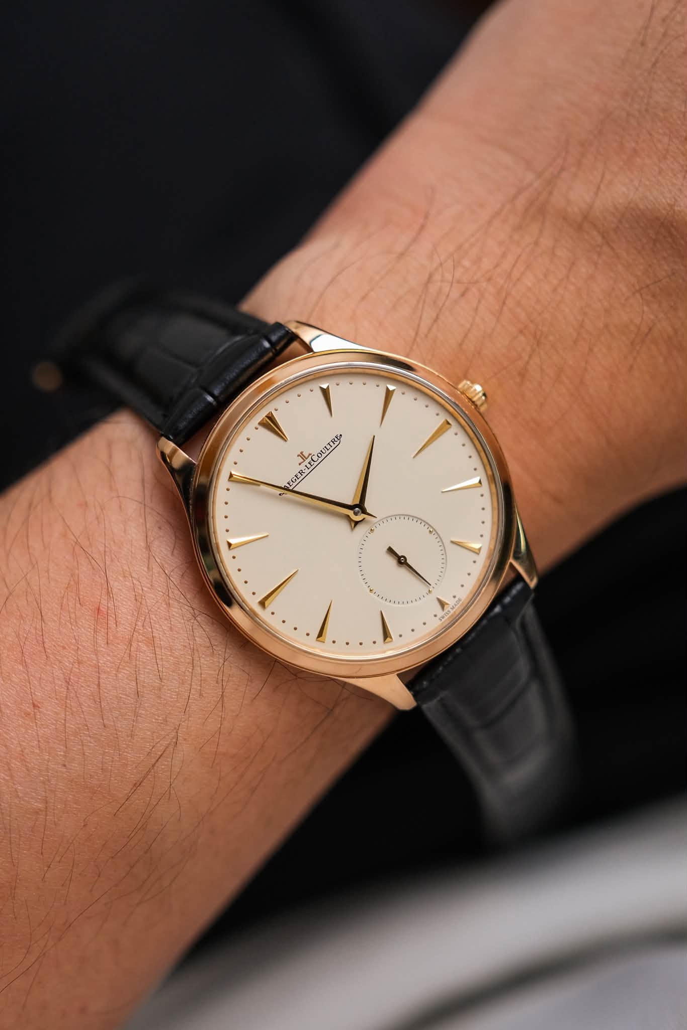 ร้านนาฬิกา Jaeger-LeCoultre Master Ultra Thin Small Seconds 18K Rose Gold Q1272510