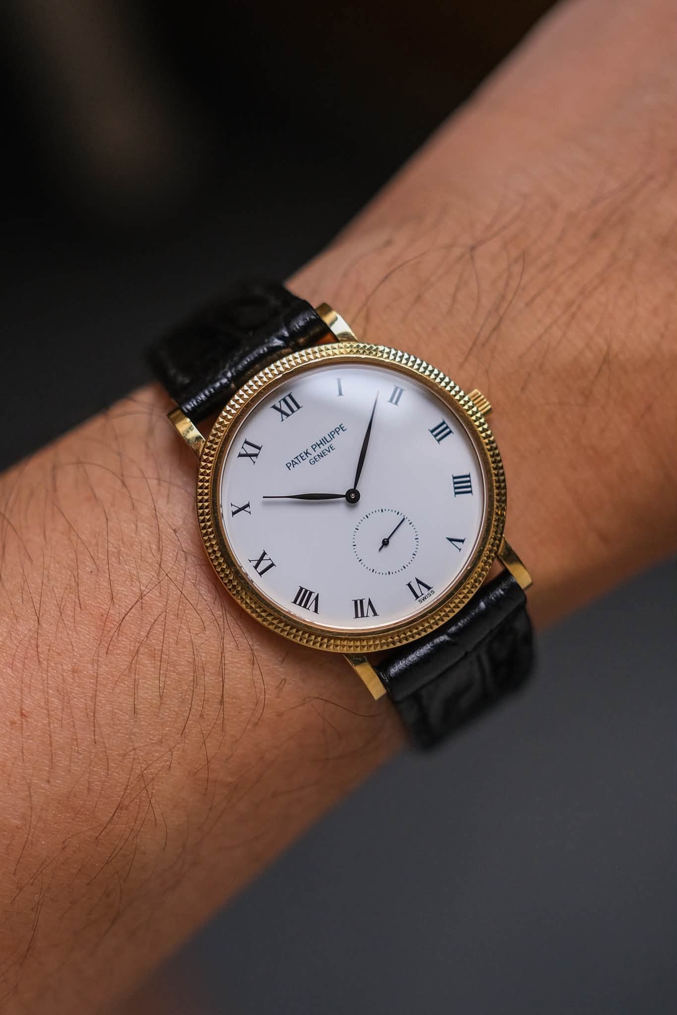 ร้านนาฬิกา Patek Philippe Calatrava 18K Yellow Gold 3919J