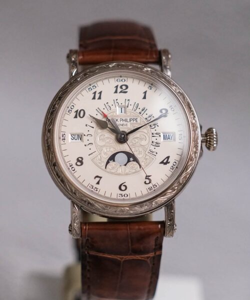 รับซื้อนาฬิกา Patek Philippe Grand Complications Retrograde Perpetual Calendar 18K White Gold 5160500G-001
