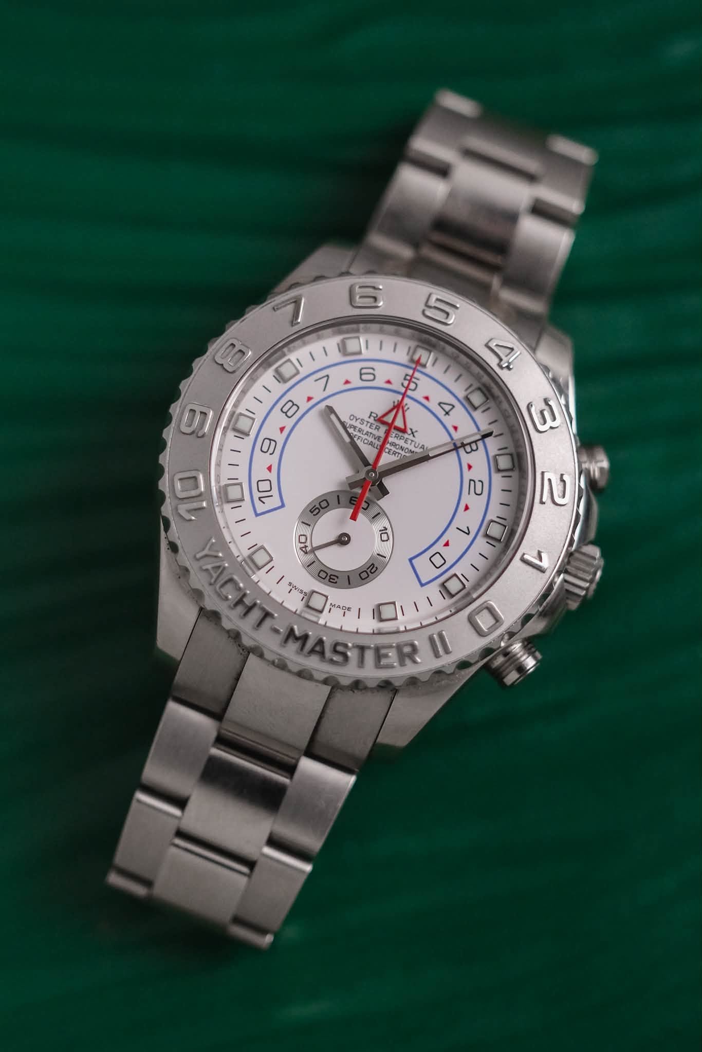 รับซื้อนาฬิกา ROLEX YACHT MASTER II Full 18K White Gold 116689