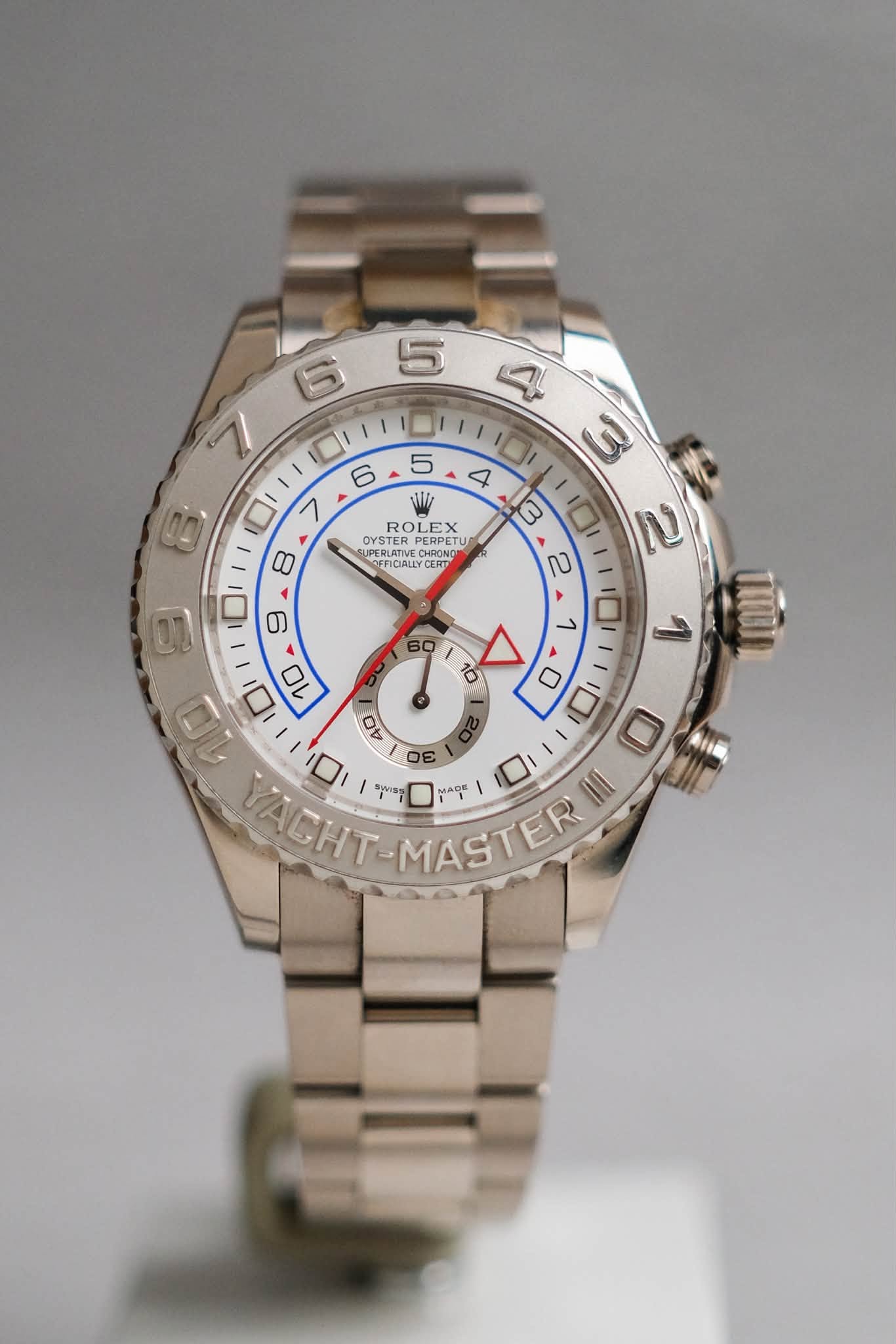 ร้านนาฬิกา ROLEX YACHT MASTER II Full 18K White Gold 116689
