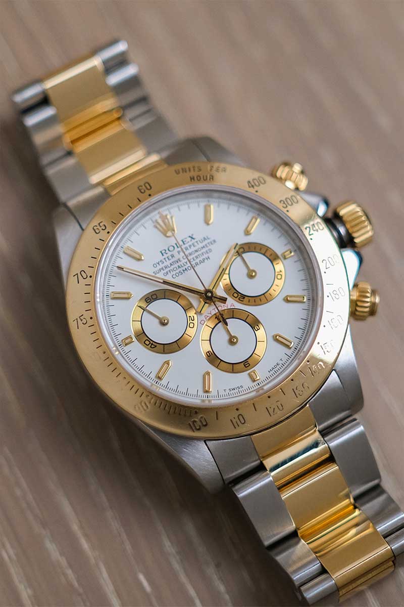ร้านนาฬิกา Rolex Cosmograph Daytona Zenith Two-Tone 16523