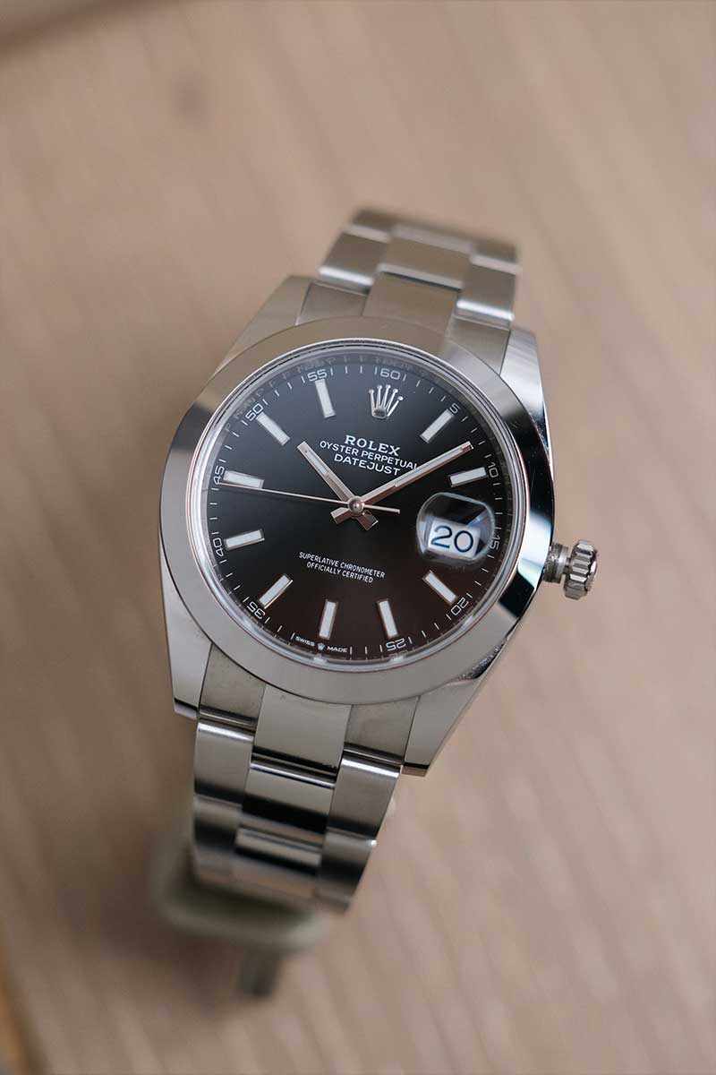 ขายนาฬิกา Rolex Datejust 41 Black Dial Oyster 126300-0011
