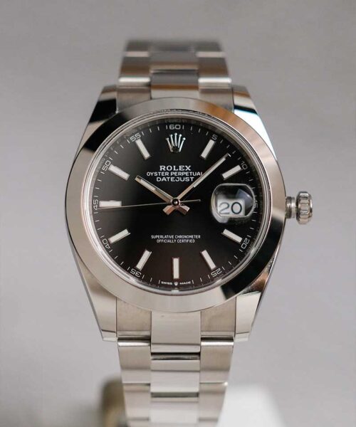 รับซื้อนาฬิกา Rolex Datejust 41 Black Dial Oyster 126300-0011