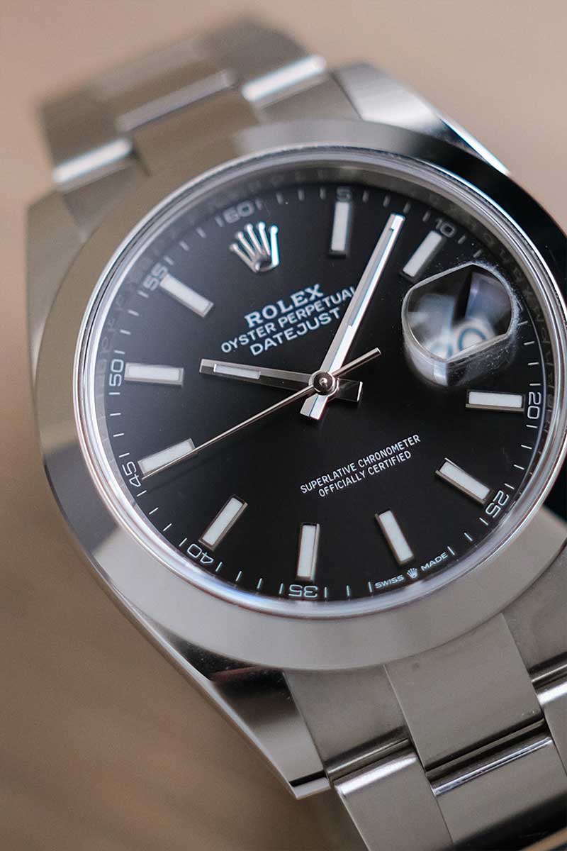 ร้านนาฬิกา Rolex Datejust 41 Black Dial Oyster 126300-0011