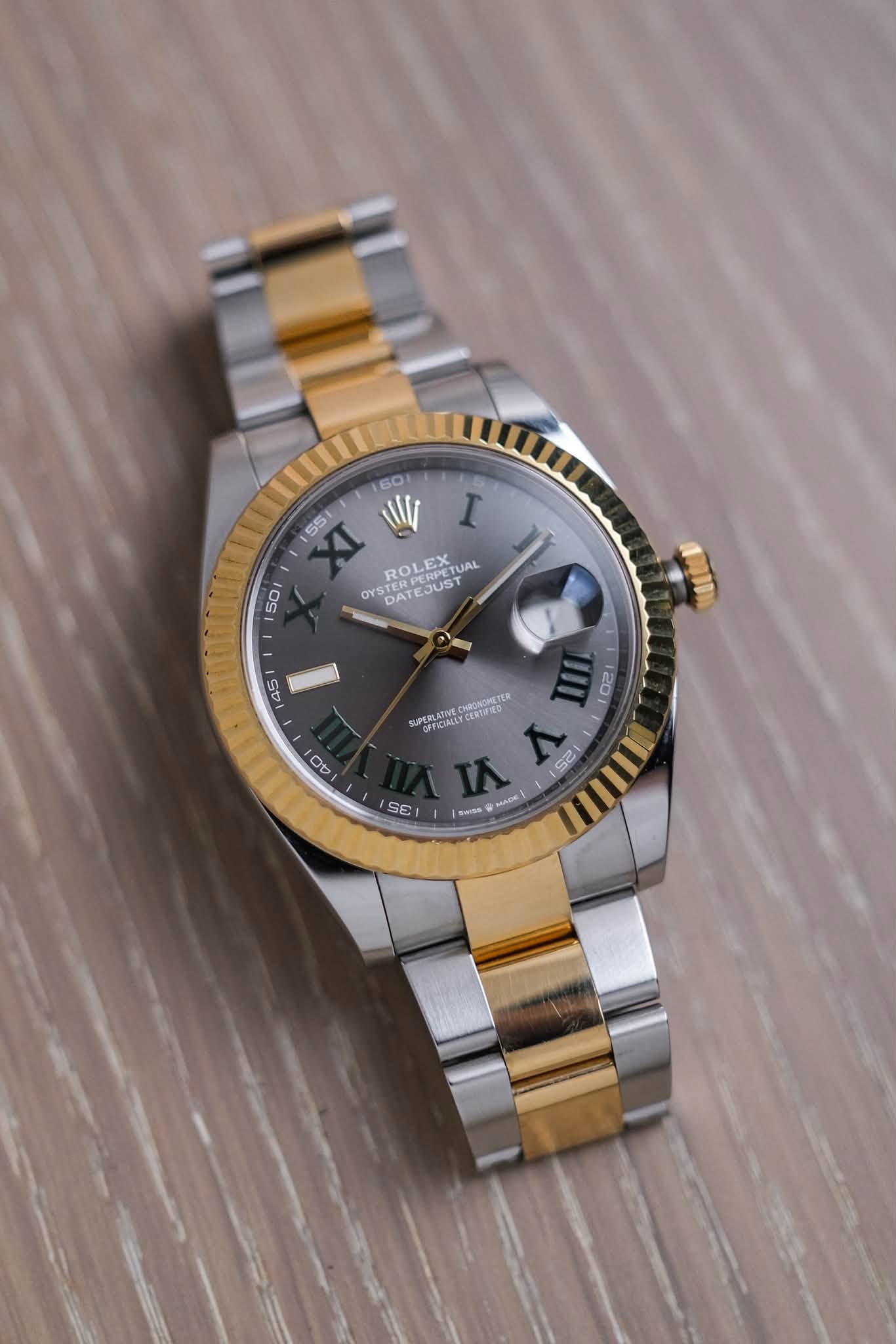 นาฬิกามือสอง Rolex Datejust 41 Wimbledon 2 Tone 126333