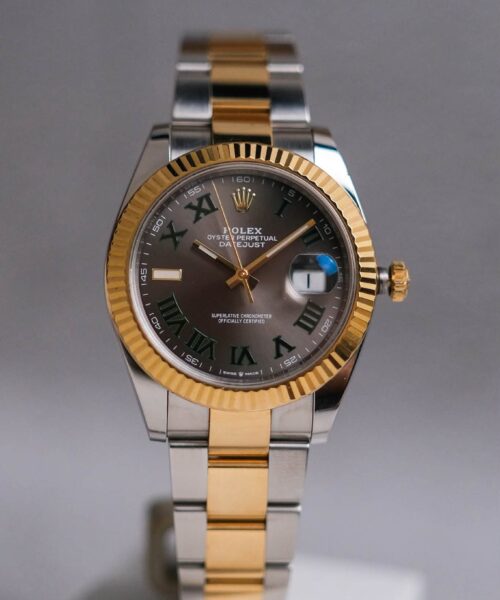 ร้านนาฬิกา Rolex Datejust 41 Wimbledon 2 Tone 126333