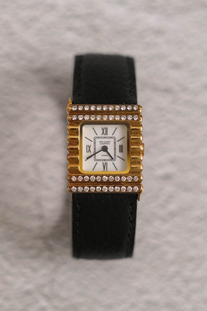 ร้านนาฬิกา Van Cleef & Arpels Vintage 18K Yellow Gold Diamond