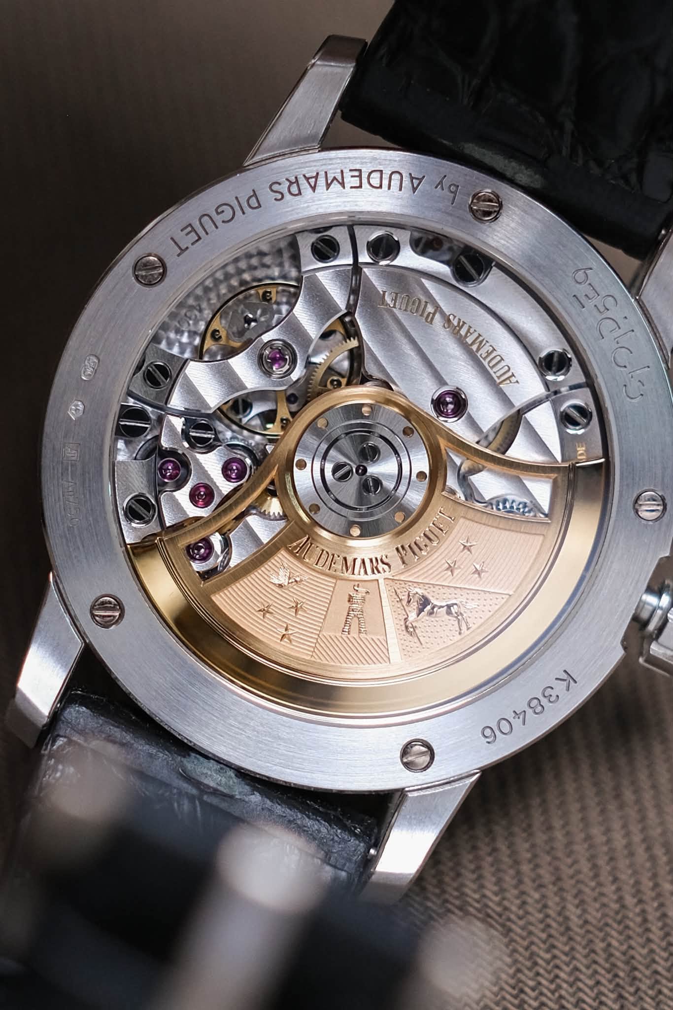 นาฬิกา Audemars Piguet Code 11.59 18K White Gold Black Dial 15210BC