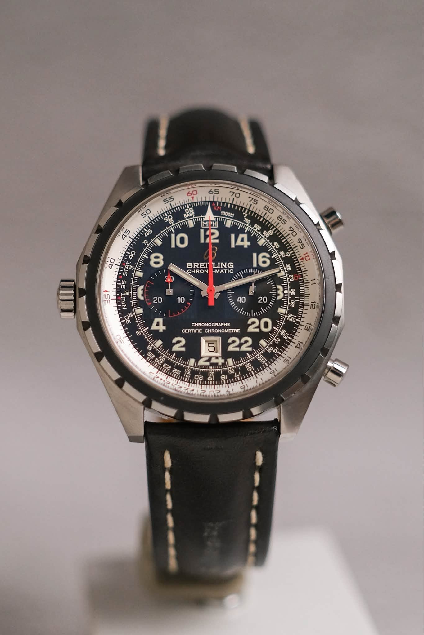 นาฬิกา Breitling Chrono-Matic 24H A22360 มีสายเหล็ก