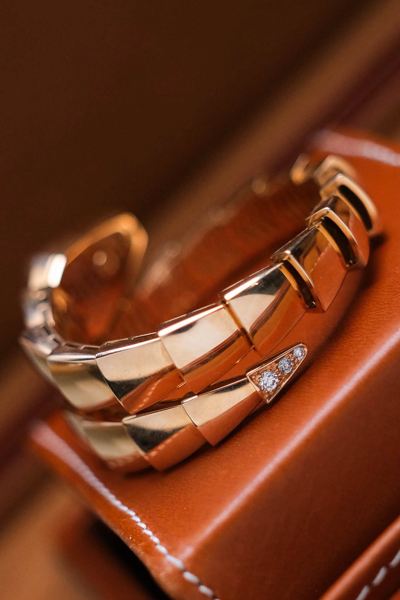 Bvlgari Serpenti Full 18K Rose Gold Diamond SP P 26 G (1)