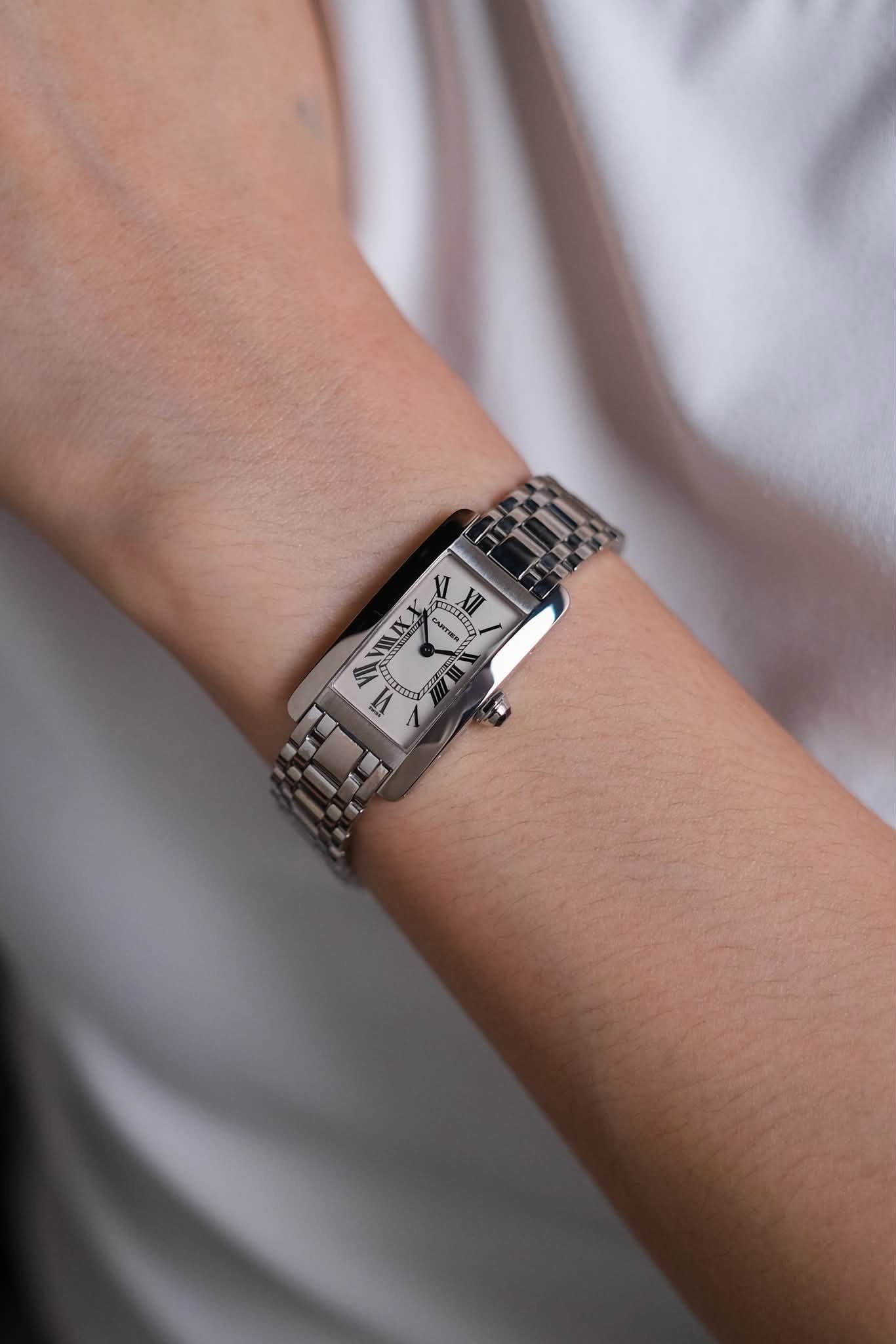 Cartier Tank Américaine 18K White Gold W26019L1 (4)