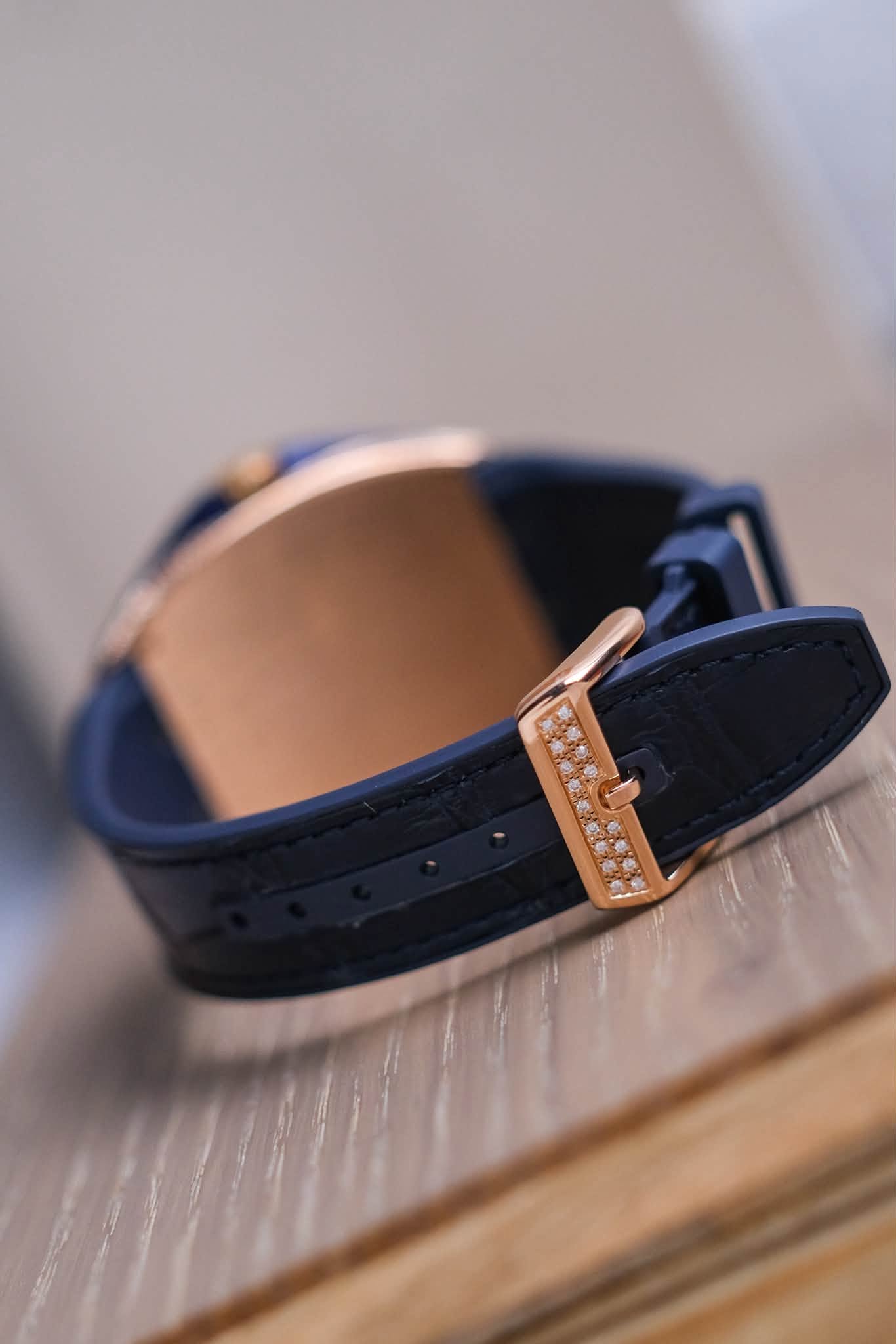 ร้านนาฬิกา Franck Muller Vanguard Yachting Blue V45 Diamond 18K Rose Gold