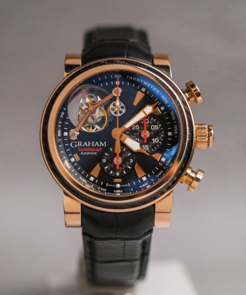 ร้านนาฬิกา Graham Tourbillograph Woodcote 18K Rose Gold Limited Edition 2TWAE.B02A