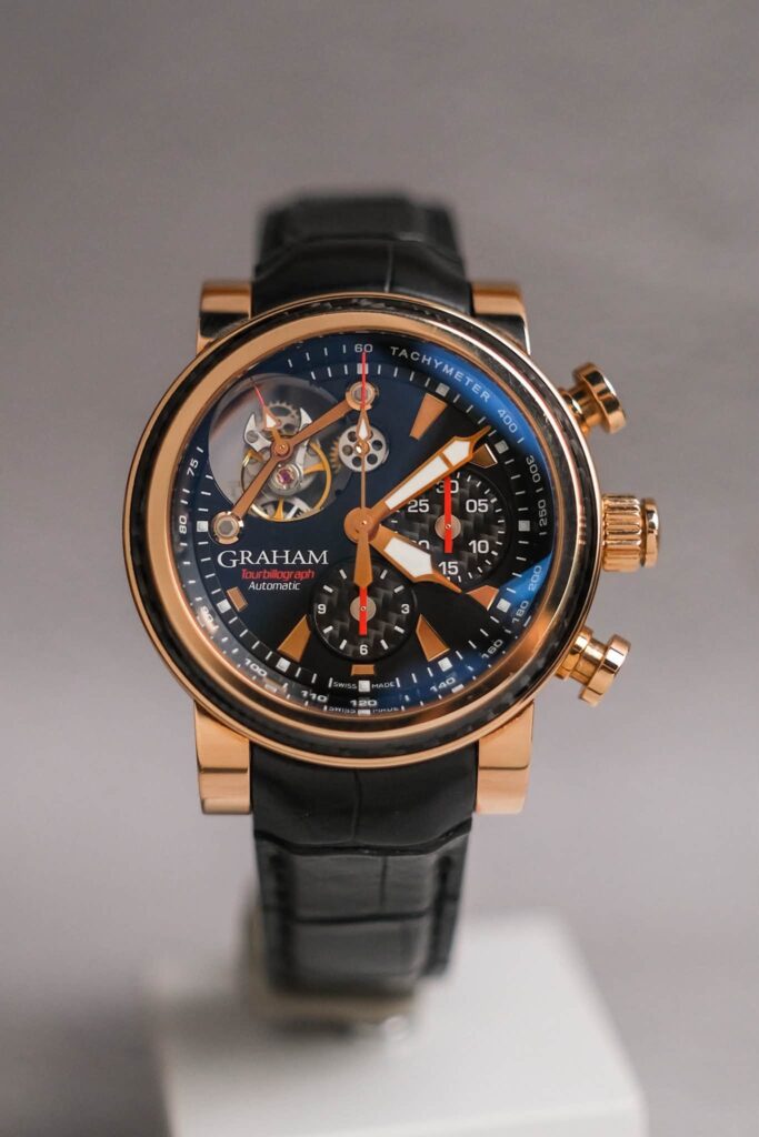 ร้านนาฬิกา Graham Tourbillograph Woodcote 18K Rose Gold Limited Edition 2TWAE.B02A
