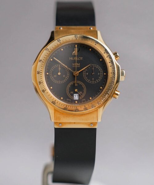 ร้านนาฬิกา Hublot MDM Chronograph 18K Yellow Gold Vintage 1620