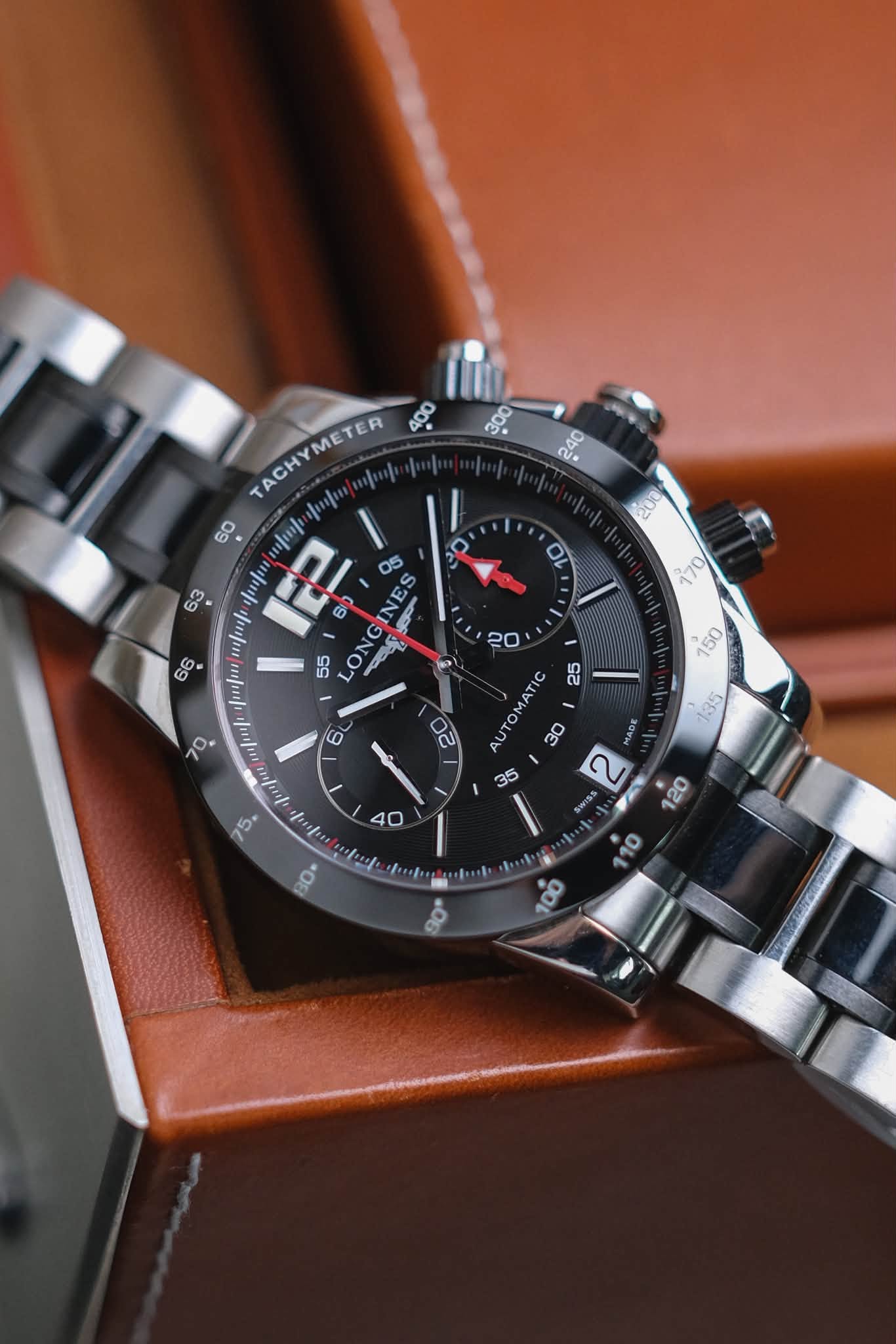 ร้านนาฬิกา Longines Admiral Chronograph Ref. L3.667.4.56
