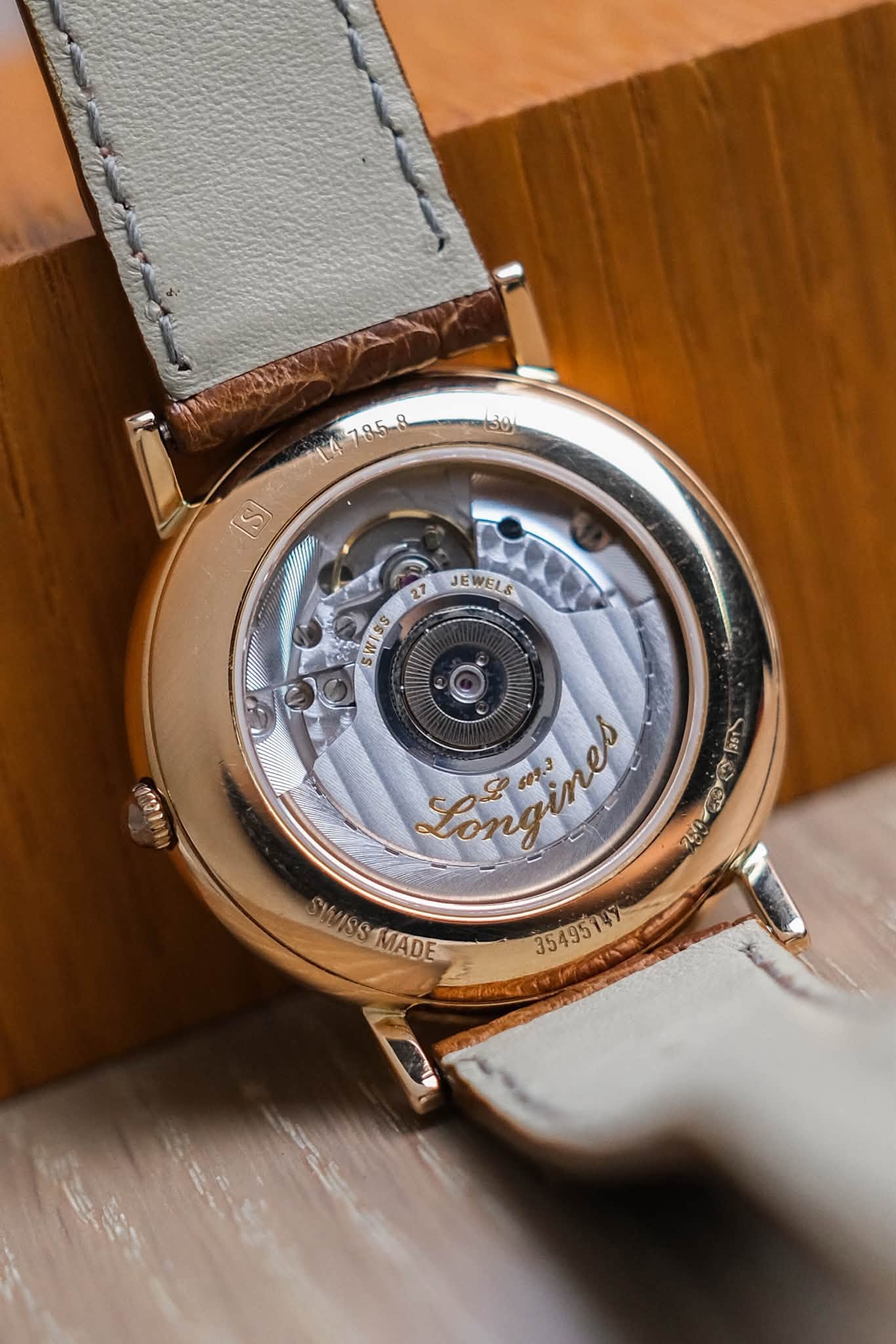 Longines Présence Heritage 18K Pink Gold L4.785.8.73 (2)