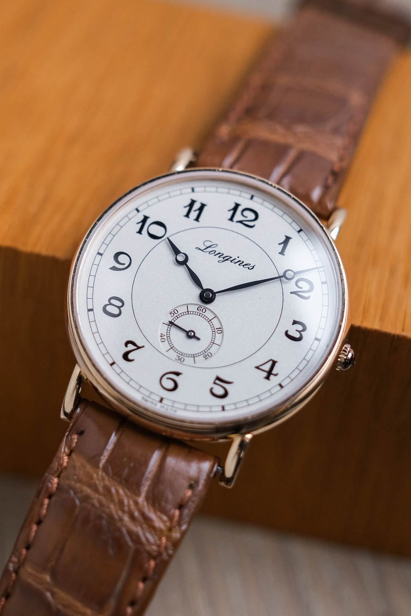 Longines Présence Heritage 18K Pink Gold L4.785.8.73 (5)