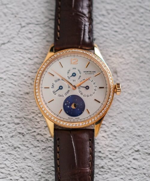 ร้านนาฬิกา Montblanc Heritage Chronométrie Quantième Annuel Vasco da Gama Diamonds Limited Edition 113355