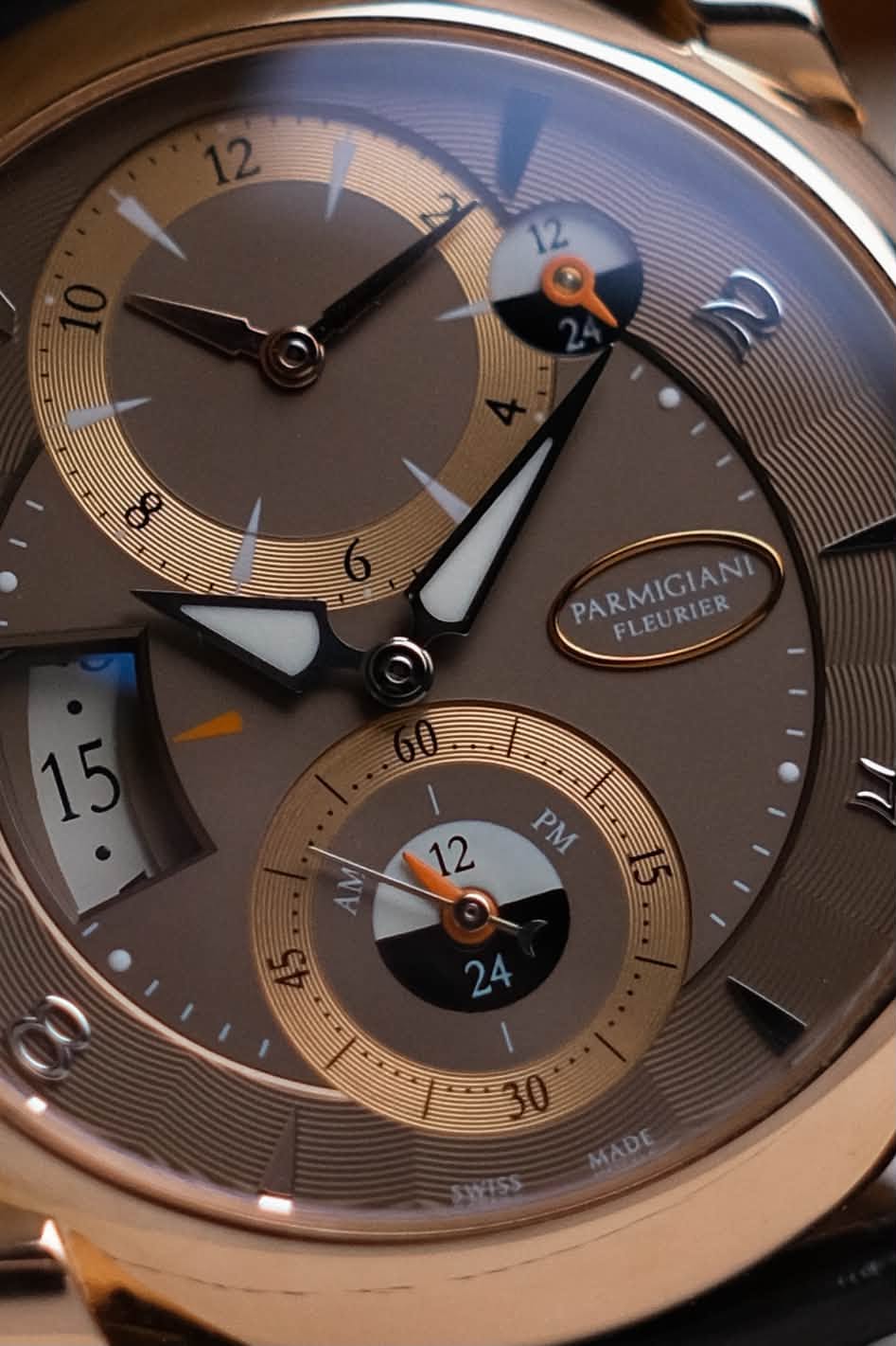 ร้านนาฬิกา Parmigiani Fleurier Tonda Hémisphères 18K Rose Gold PF600217-01