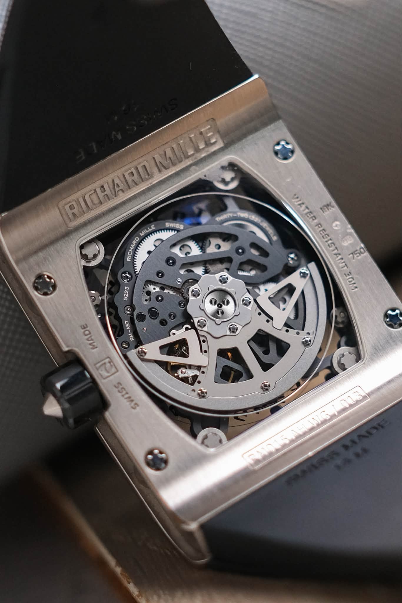 Richard Mille RM 016 Automatic Extra Flat 18K White Gold RM016-AJ WG (2)