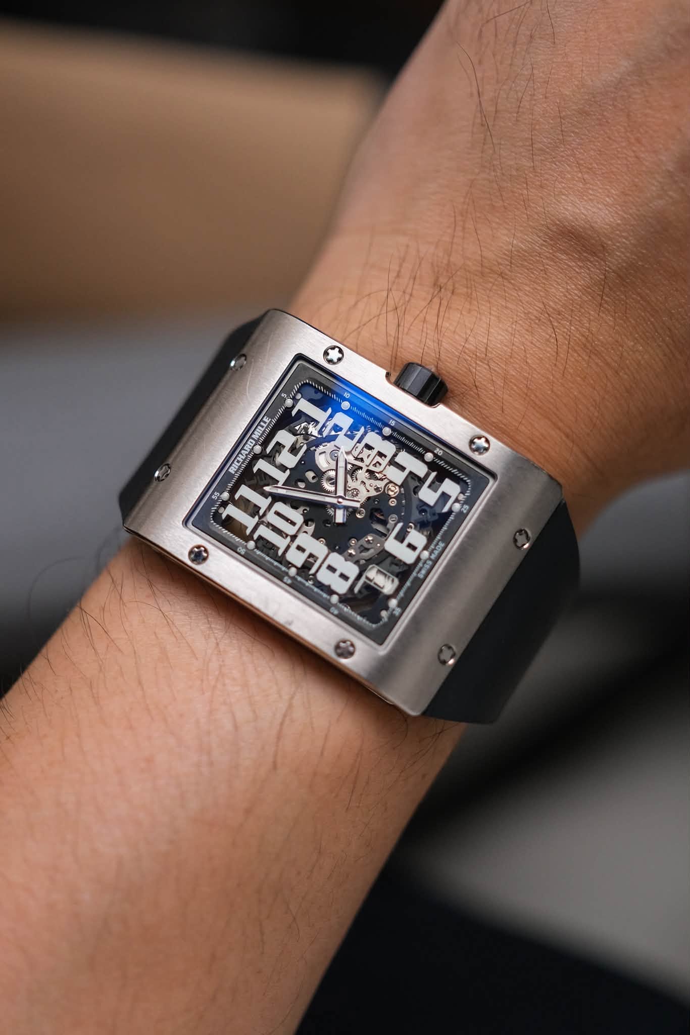 Richard Mille RM 016 Automatic Extra Flat 18K White Gold RM016-AJ WG (5)