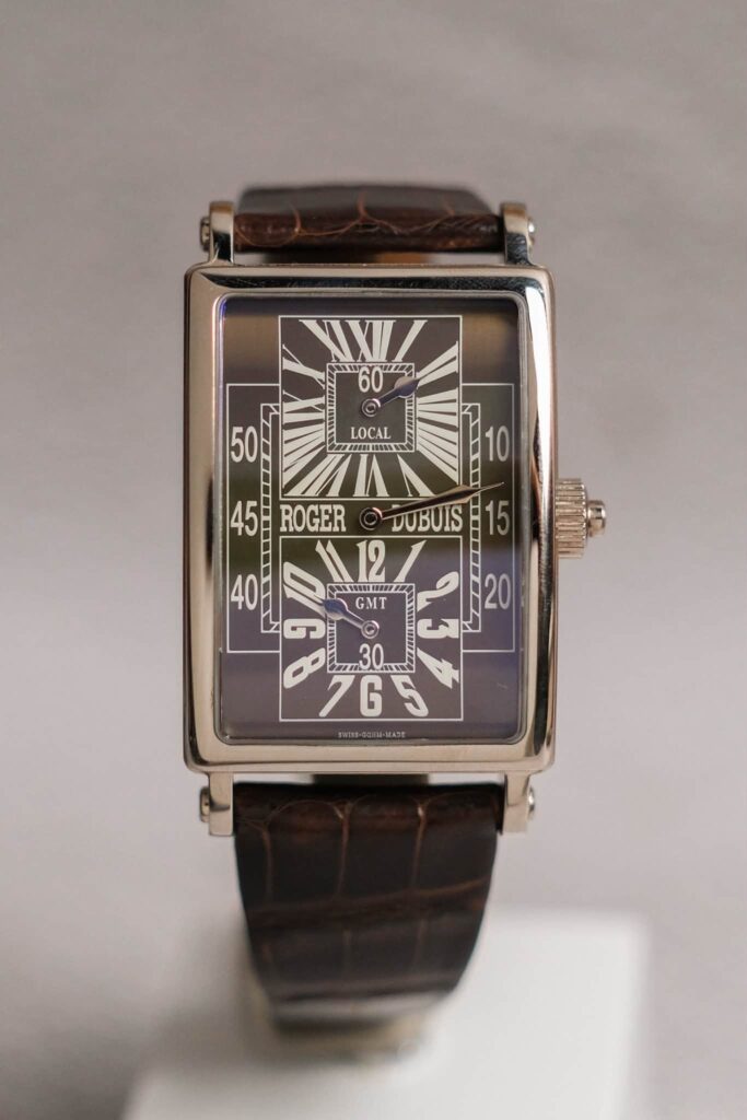 ร้านนาฬิกา Roger Dubuis Much More Dual Time 18K White Gold