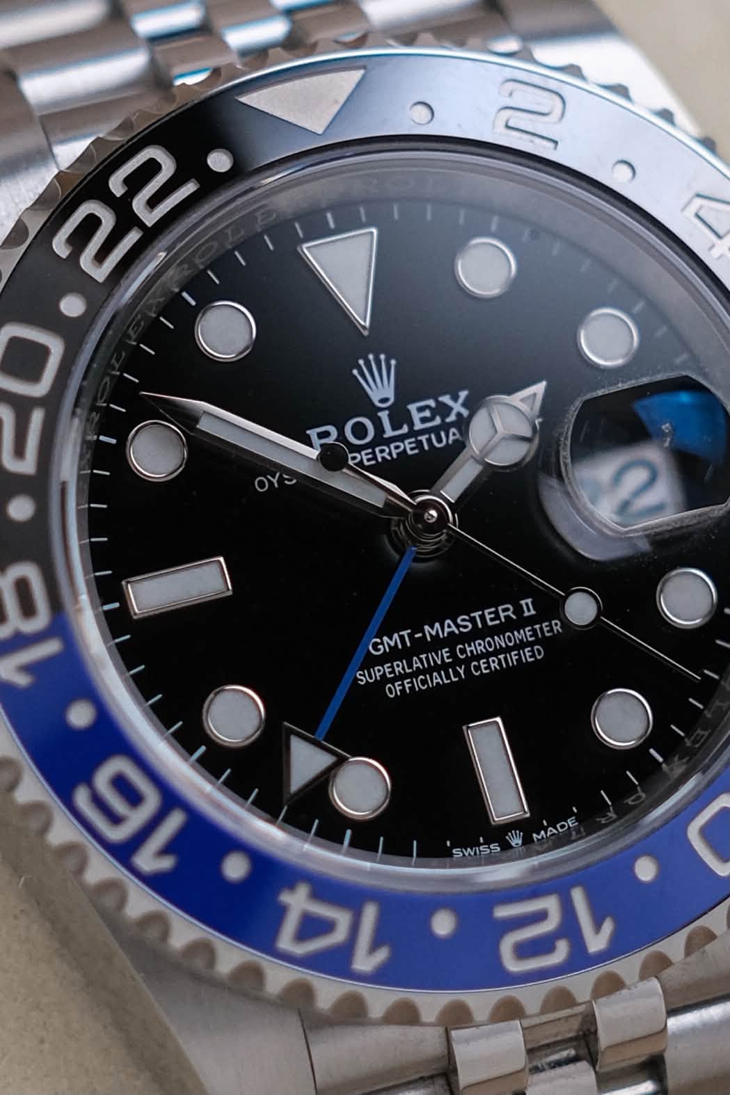 นาฬิกา Rolex GMT-Master II Batman Jubilee 126710BLNR-0002